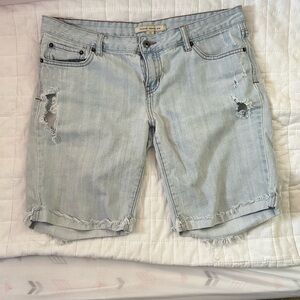 Forever 21 Denim Distressed Shorts